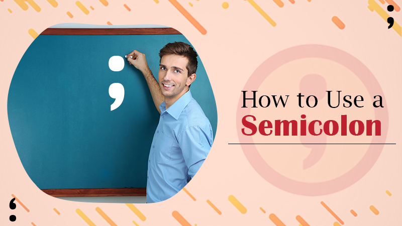 how to use semicolon