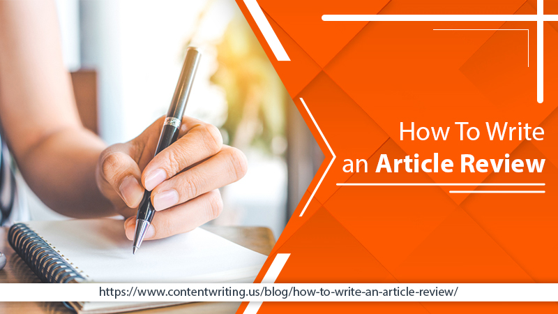 How To Write an Article Review